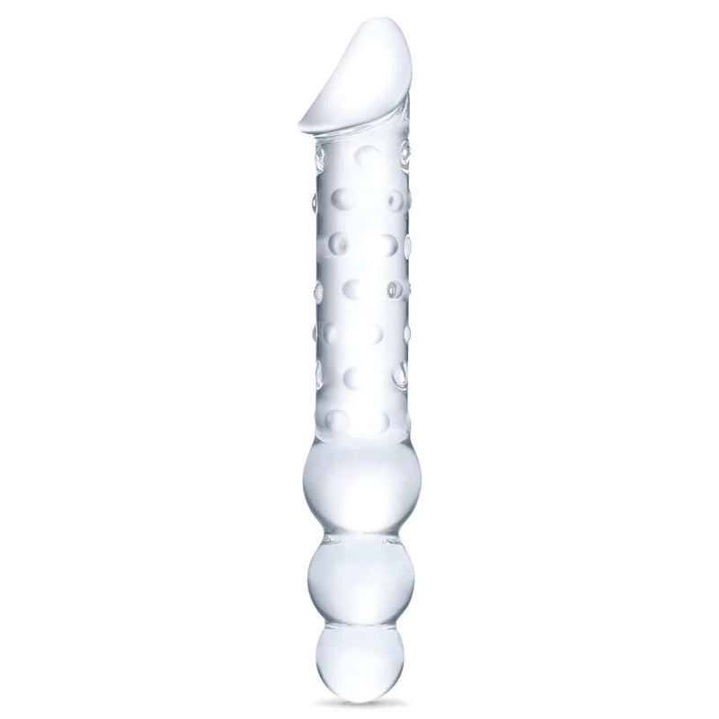 Glas 12" Double Ended Glass Dildo, Product Image, Side View