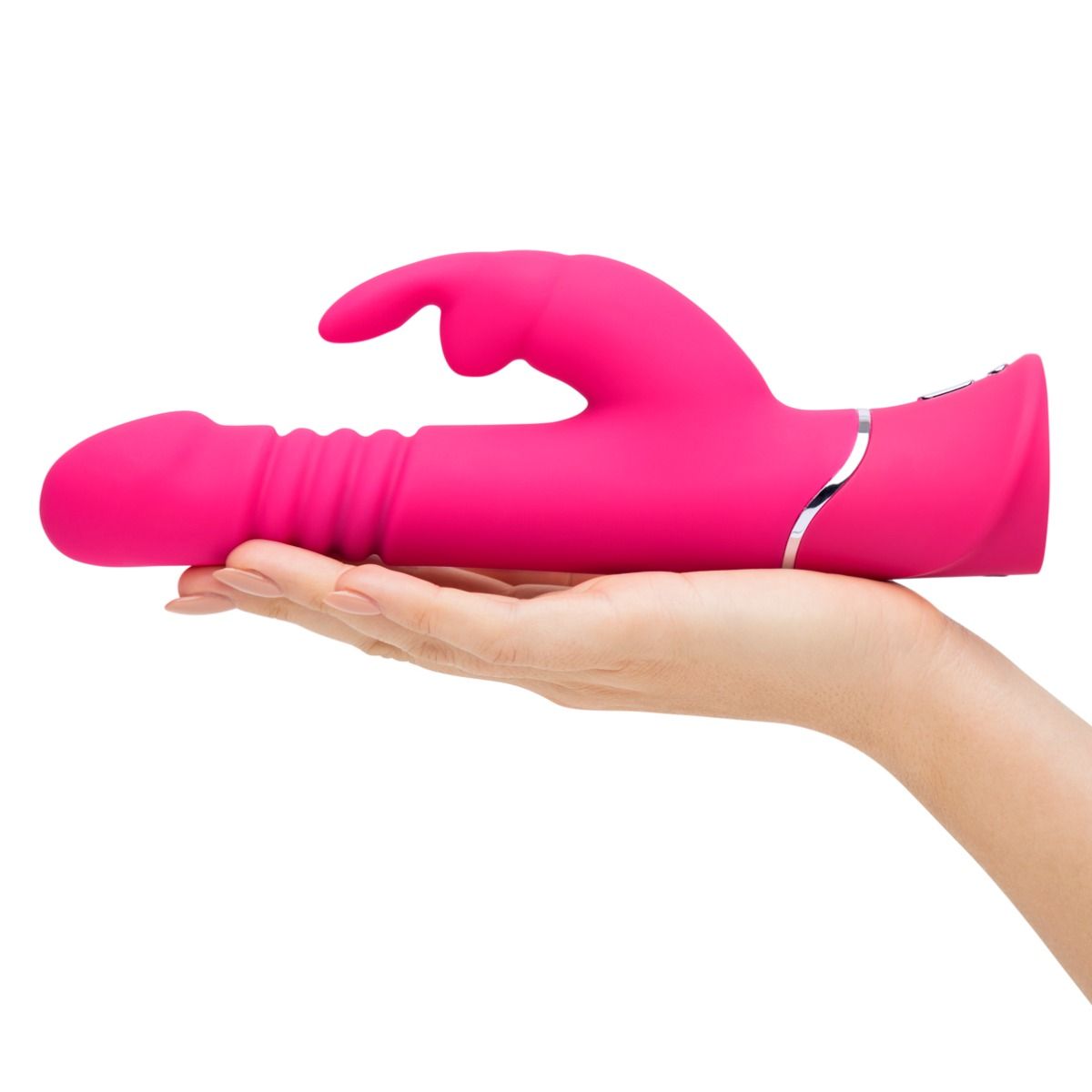 Happy Rabbit Thrusting Vibrator, Vibrator on Hand