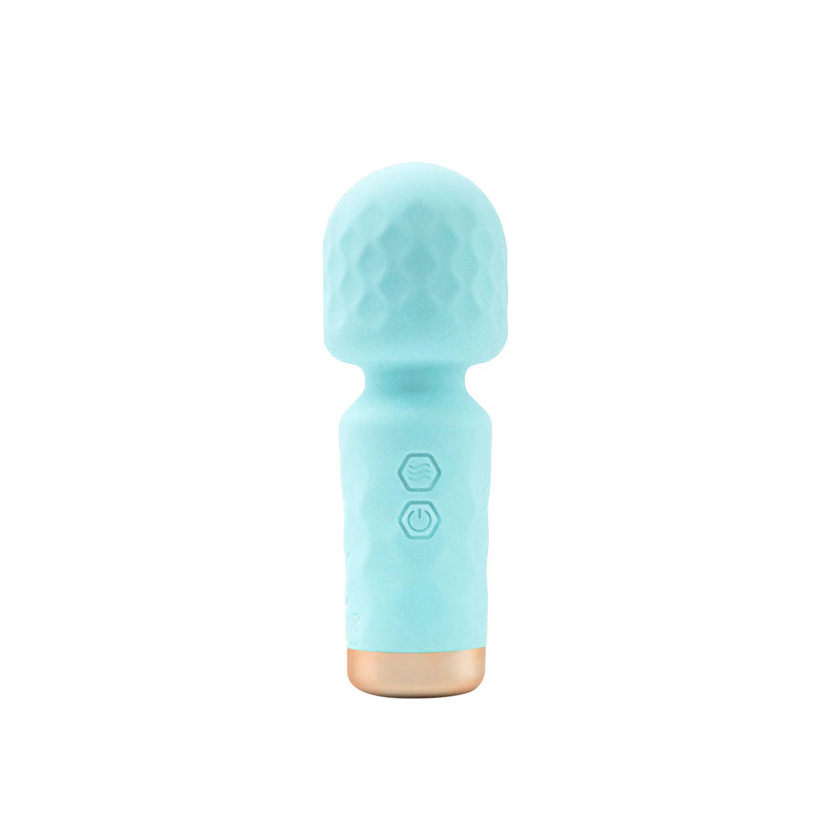 M'Lady Mini Vibrating Massage Wand, Teal, Product Image