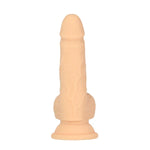 Naked Addiction 6.5-Inch Thrusting Silicone Dildo, Vanilla, Product Image, Back