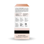 Naked Addiction 9-Inch Thrusting Dildo, Vanilla, Product Box, Back