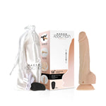 Naked Addiction 9-Inch Thrusting Dildo, Vanilla, Box Contents