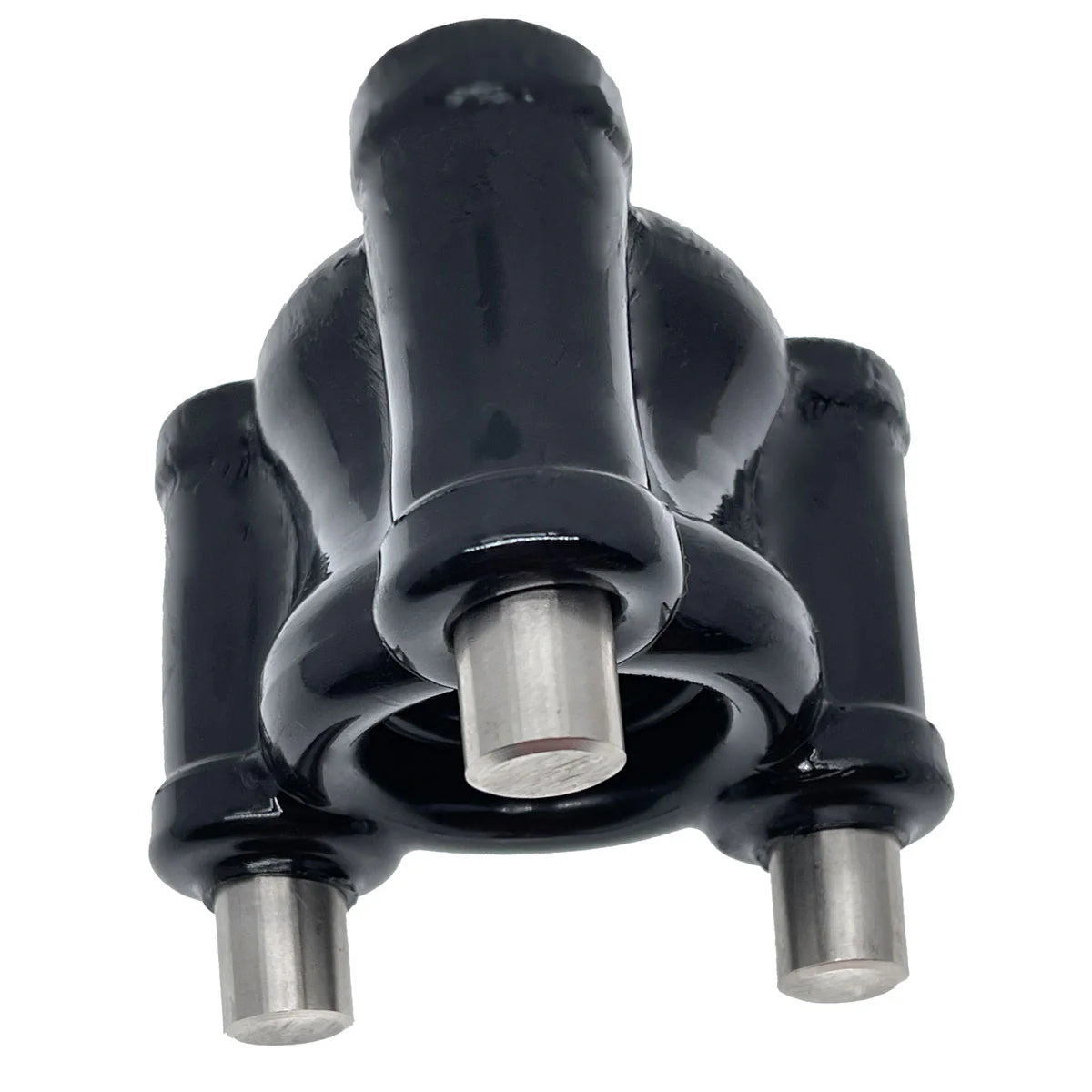 Oxballs Heavy Squeeze Weighted Squeeze Ballstretcher, Black, Product Image with Weighted Inserts