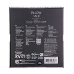 Pillow Talk Secrets Sinful Luxurious Dual Vibrator, Green, Product Box, Back