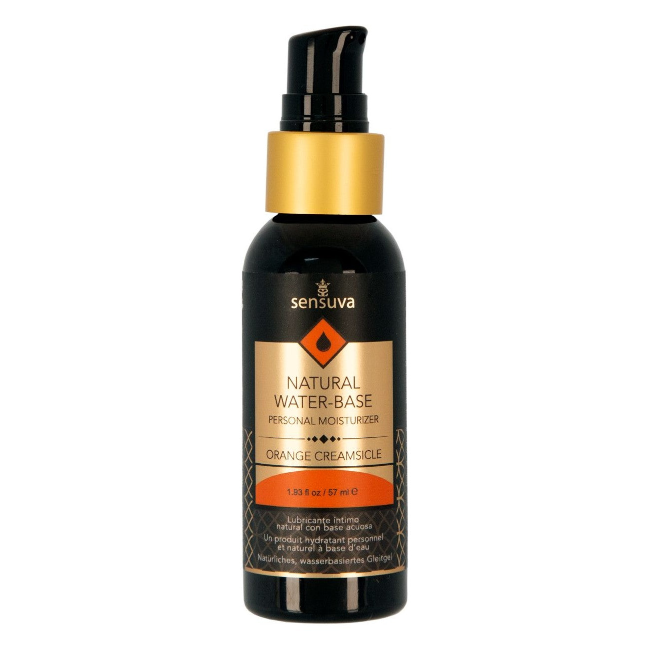 Sensuva Natural Water-Based Flavoured Lubricant (1.93oz), Orange Creamsicle, Product Image