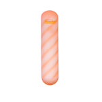 Softies 4-Inch Dual Silicone Body Vibe, Orange, Product Image, Front