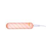 Softies 4-Inch Dual Silicone Body Vibe, Orange, USB Rechargeable