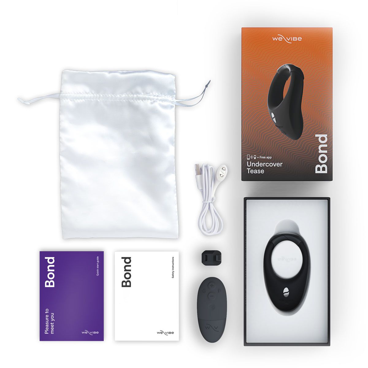 We-Vibe Bond Wearable Cock Ring, Box Contents