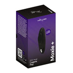 We-Vibe Moxie+ Panty Vibrator, Satin Black, Product Box