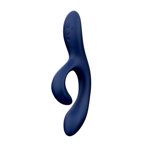 We-Vibe Nova 2 Rabbit Vibrator, Midnight Blue, Product Image, Up Side Down