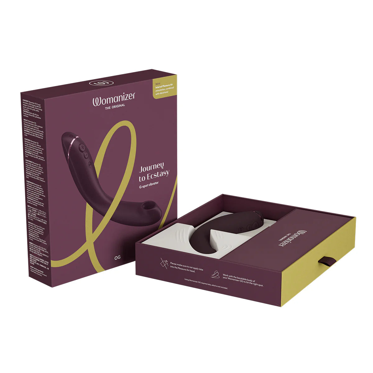 Womanizer OG G-Spot Vibrator, Aubergine, Open Box