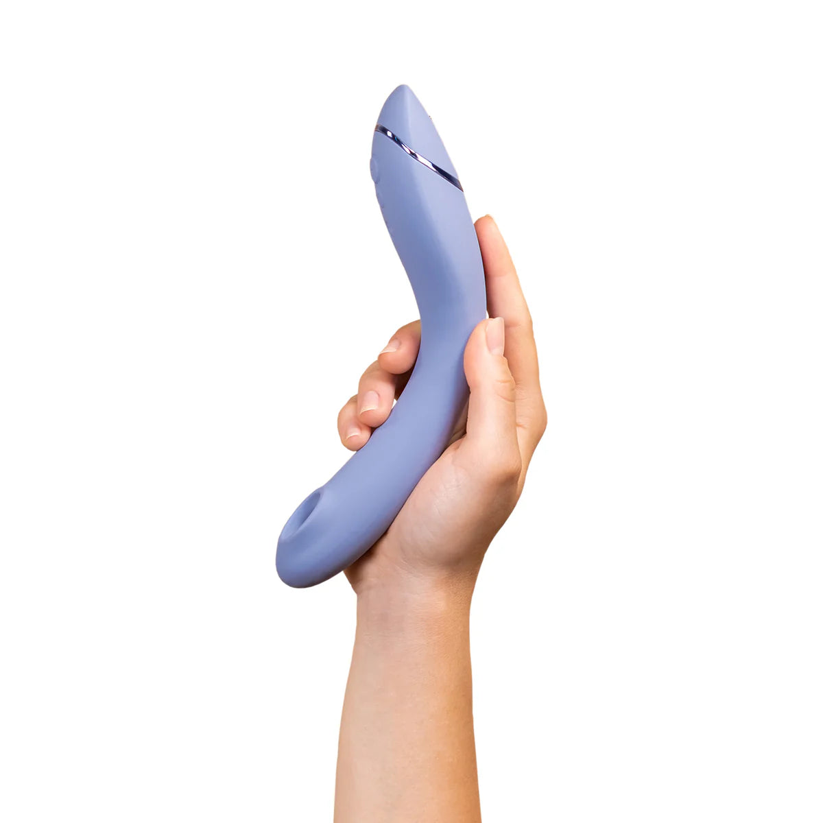 Womanizer OG G-Spot Vibrator, Lilac, Vibrator Held Upwards in Right Hand
