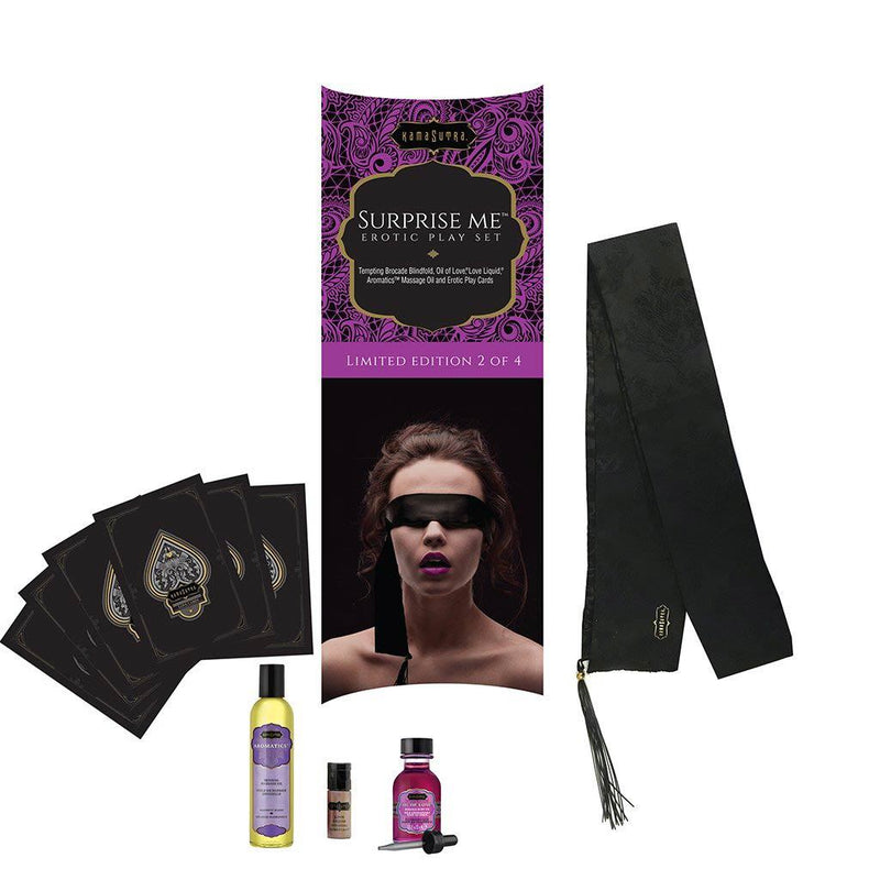 Kama Sutra Surprise Me Erotic Play Set, Product Box and Contents