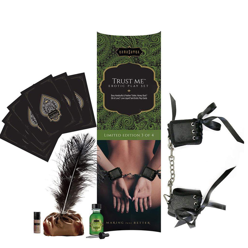 Kama Sutra Trust Me Erotic Play Set, Product Box and Contents