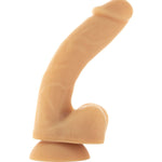 Addiction Bendable 8-Inch Silicone Dildo, Andrew, Product Image, Bent Downwards