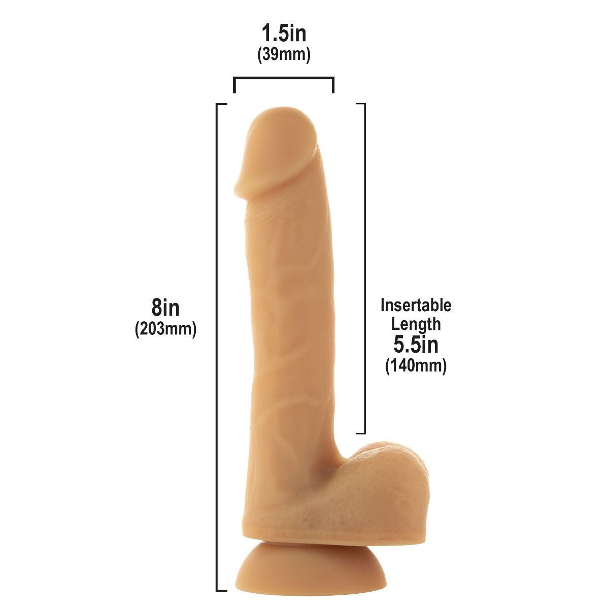 Addiction Bendable 8-Inch Silicone Dildo