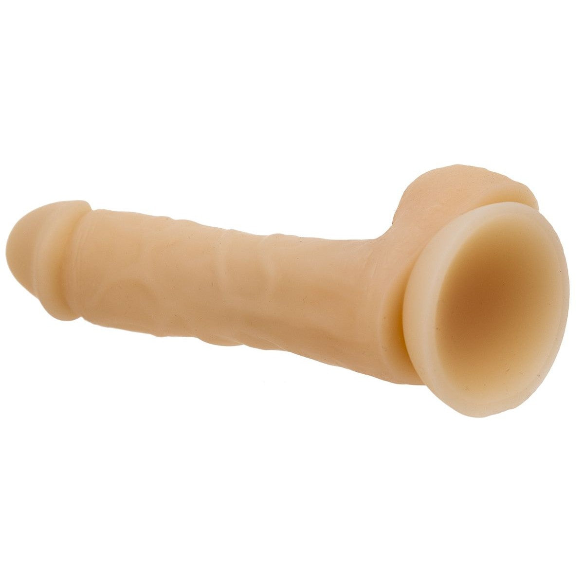 Addiction Bendable 8-Inch Silicone Dildo, David, Sideways