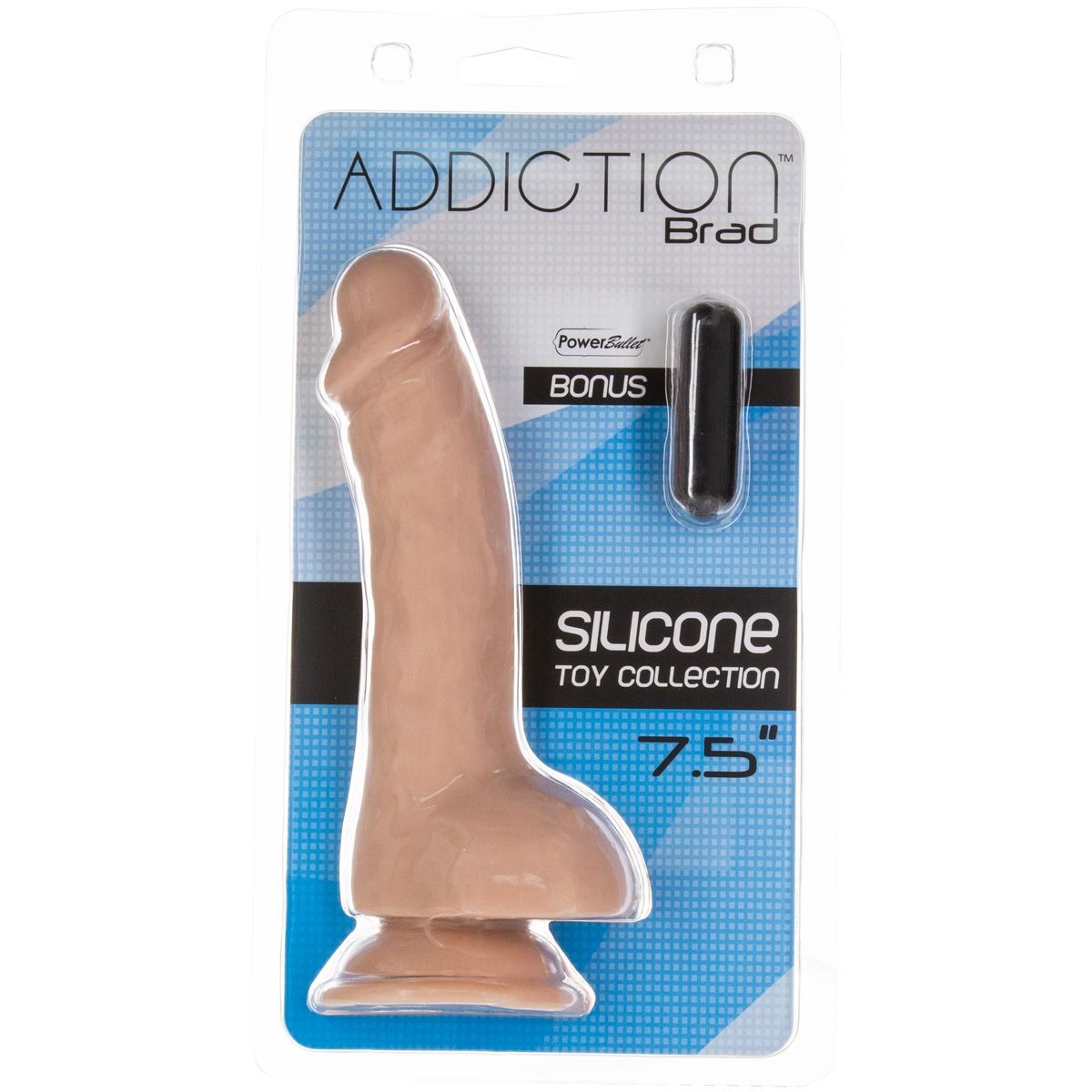 Addiction Brad 7.5-Inch Silicone Dildo