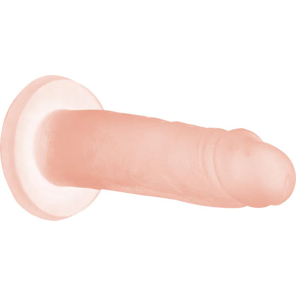 Addiction Cocktails 5.5-Inch Silicone Dildo, Peach, Product Image, Sideways