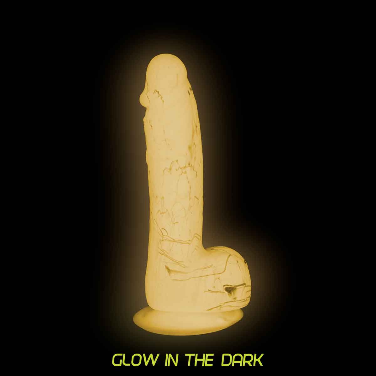 Addiction Glow In the Dark 7.5-Inch Silicone Dildo