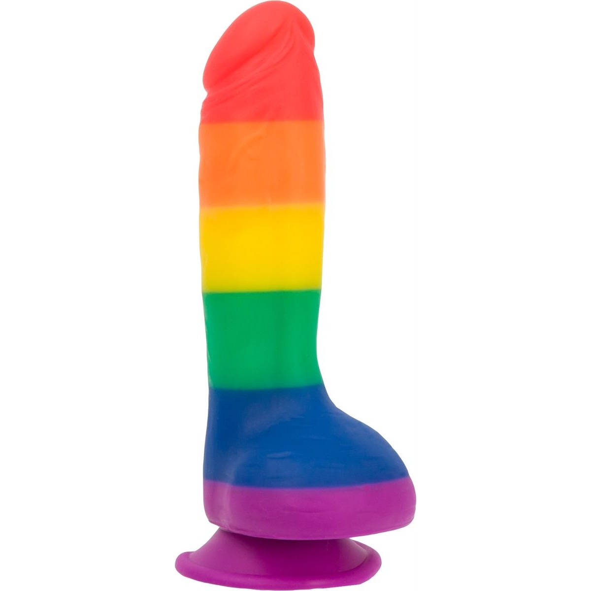 Addiction Justin 8-Inch Silicone Dildo, Product Image, Front Angle