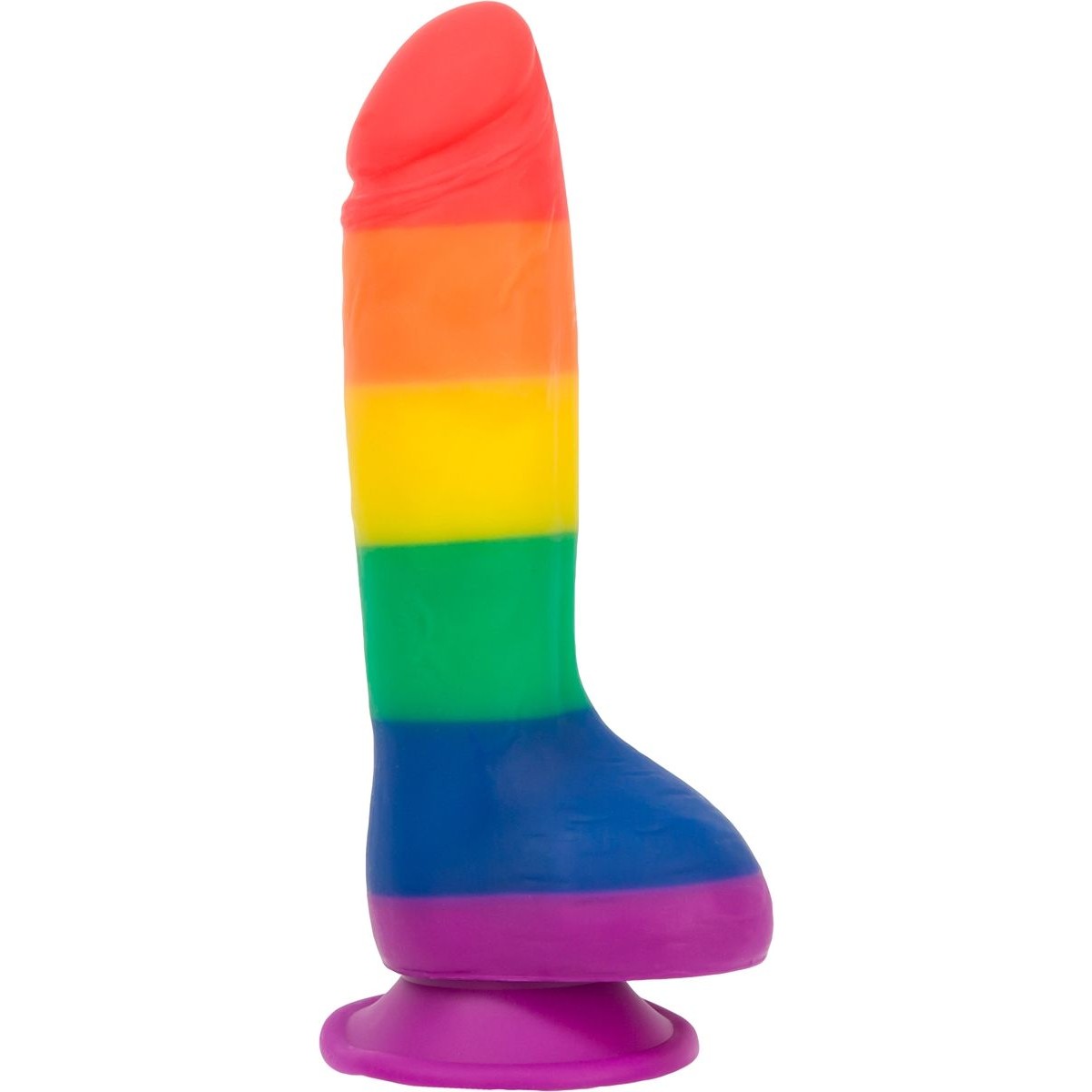 Addiction Justin 8-Inch Silicone Dildo, Product Image, Side View