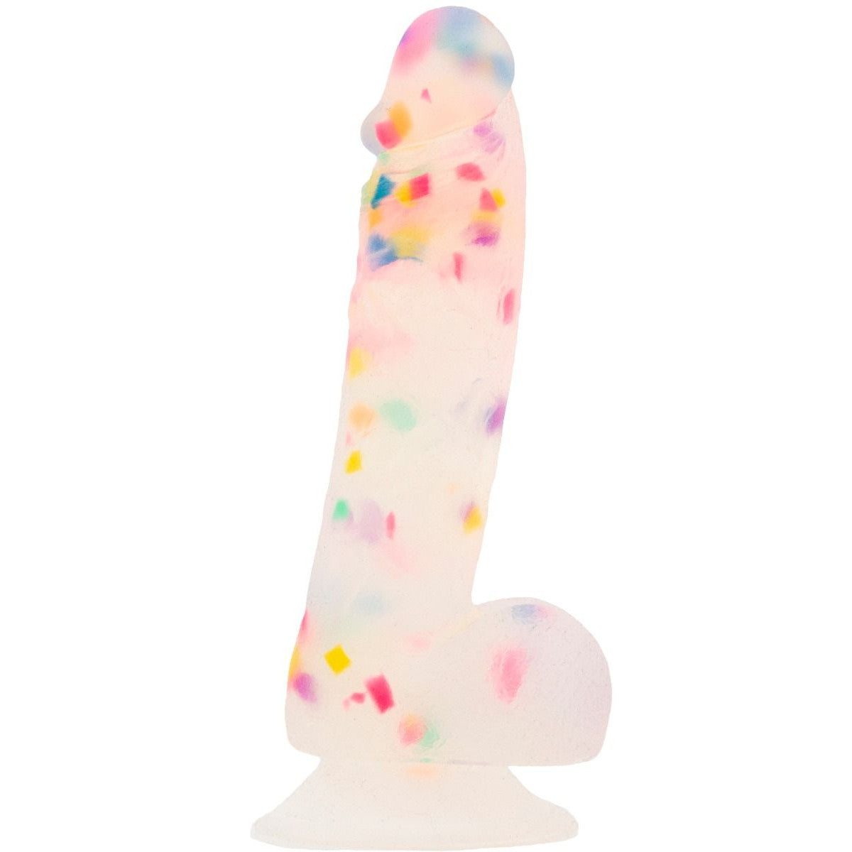 Addiction Party Marty 7.5-Inch Silicone Dildo, Product Image, Left Side