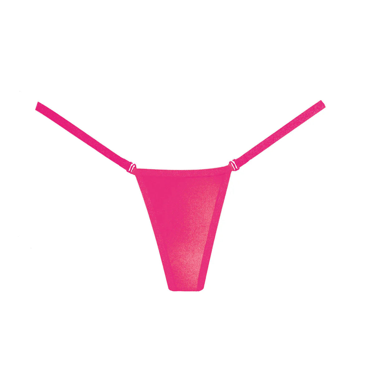 Allure Adore Between The Cheeks Panty, Hot Pink, One Size, Product Image, Front View