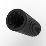Arcwave Ghost Soft Silicone Stroker, Black, Product Image, Orifice Entry Details