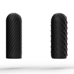 Arcwave Ghost Soft Silicone Stroker, Black, Product Image, Reversible Texture Feature