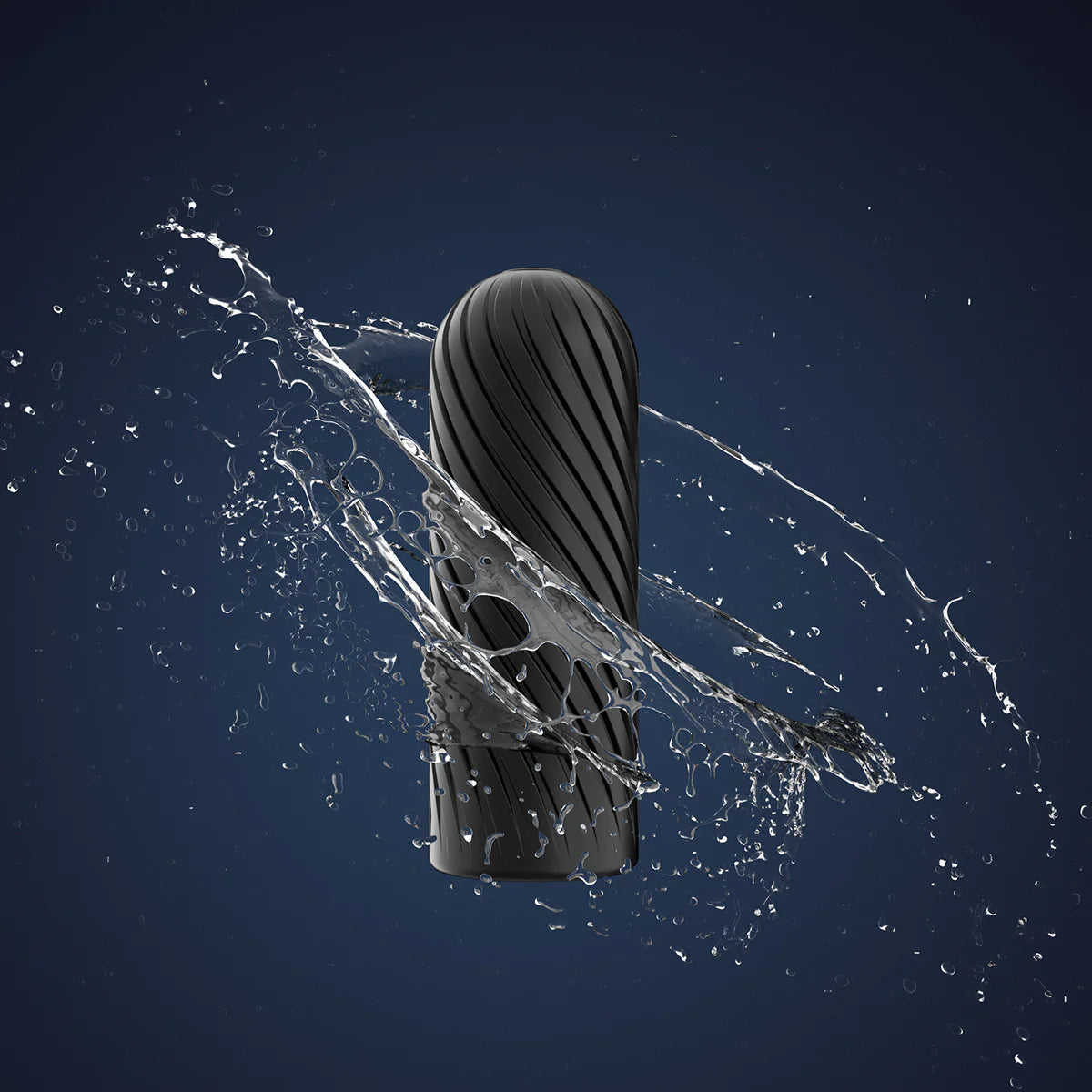 Arcwave Ghost Soft Silicone Stroker, Black, Waterproof Feature