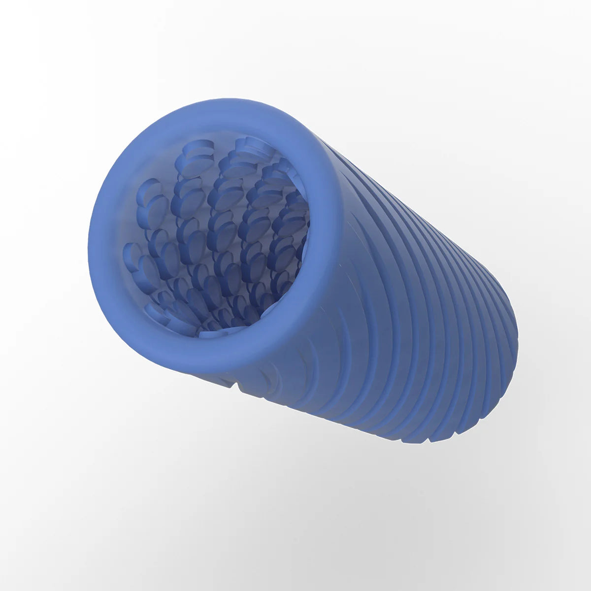 Arcwave Ghost Soft Silicone Stroker, Blue, Product Image, Stroker Orifice Entry