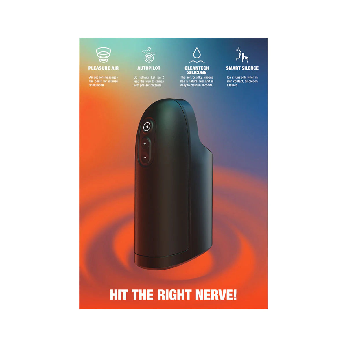 Arcwave Ion 2 Orgasmic Suction Stroker, Product Box, Back