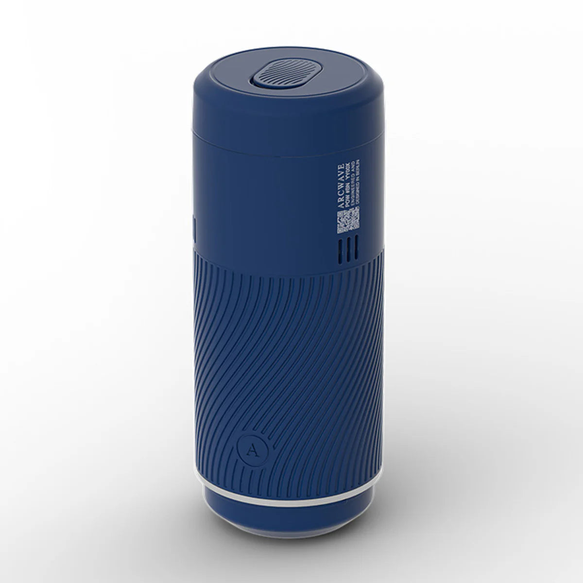 Arcwave Pow Silicone Stroker, Blue, Product Image, Back Side