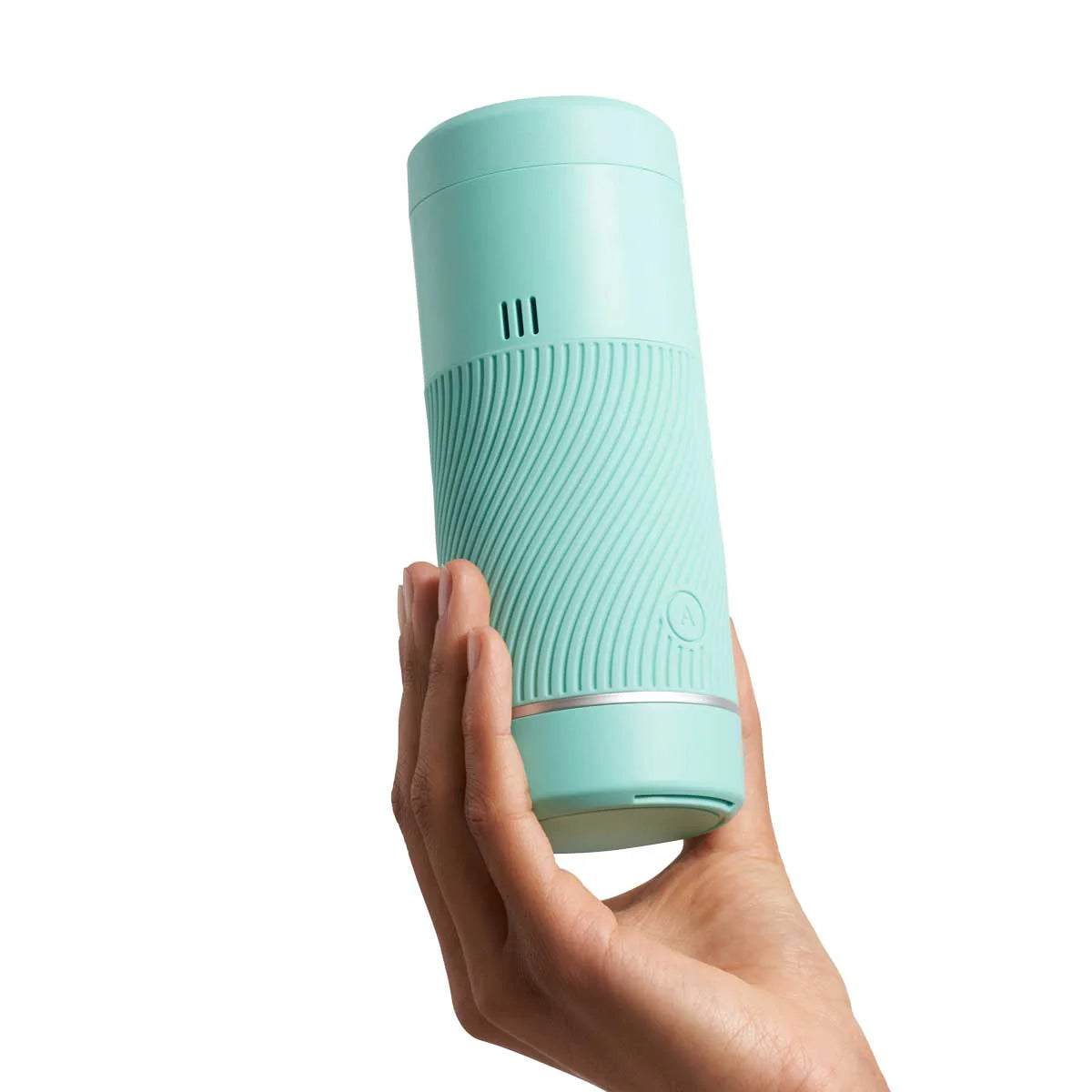 Arcwave Pow Silicone Stroker, Mint, Product in Hand