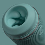 Arcwave Pow Silicone Stroker, Mint, Front of the Orifice