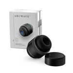 Arcwave Voy Compact Stroker, Product Box and Stroker resting on Cap