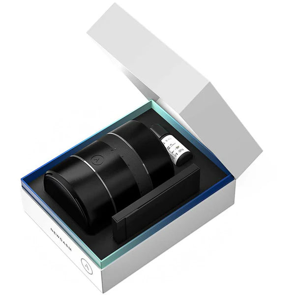 Arcwave Voy Compact Stroker, Product Box with Stroker Inside, Side View