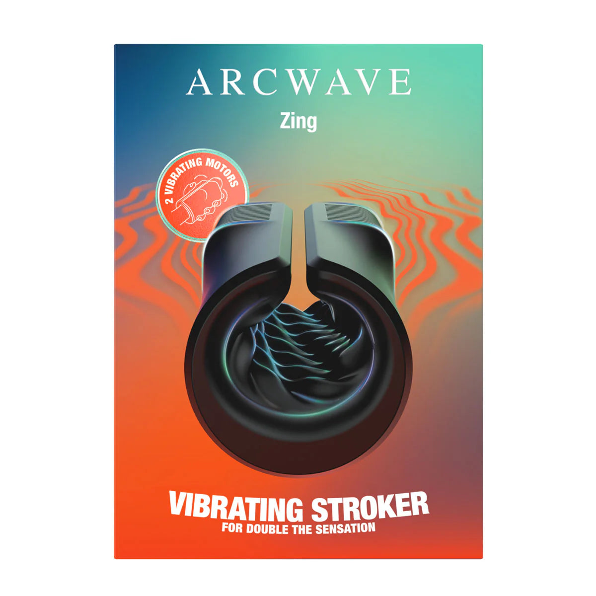 Arcwave Zing Vibrating Stroker, Product Box, Front