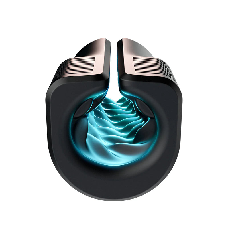 Arcwave Zing Vibrating Stroker, Product Image, Front View with Blue Lights