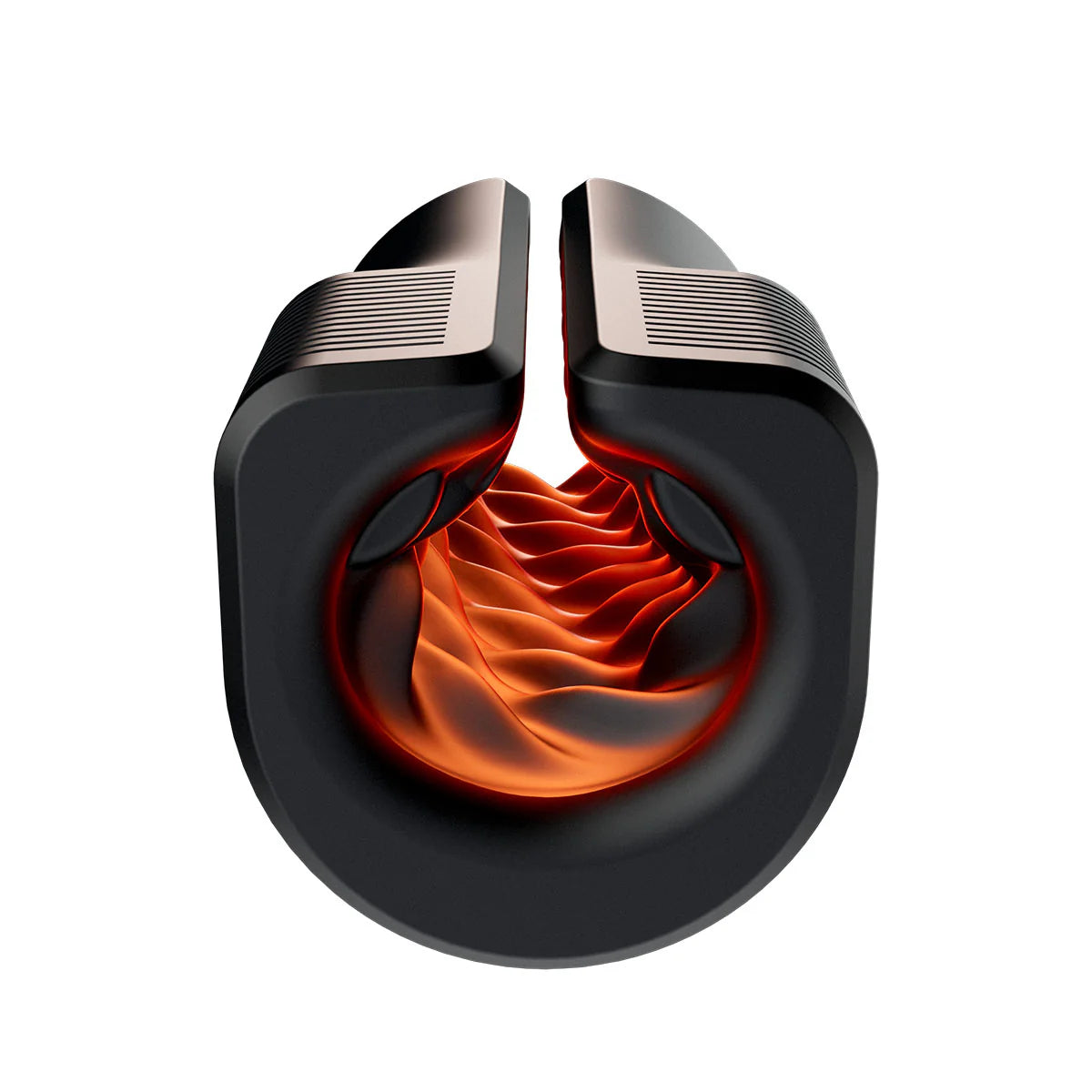 Arcwave Zing Vibrating Stroker, Product Image, Front View with Orange Lights