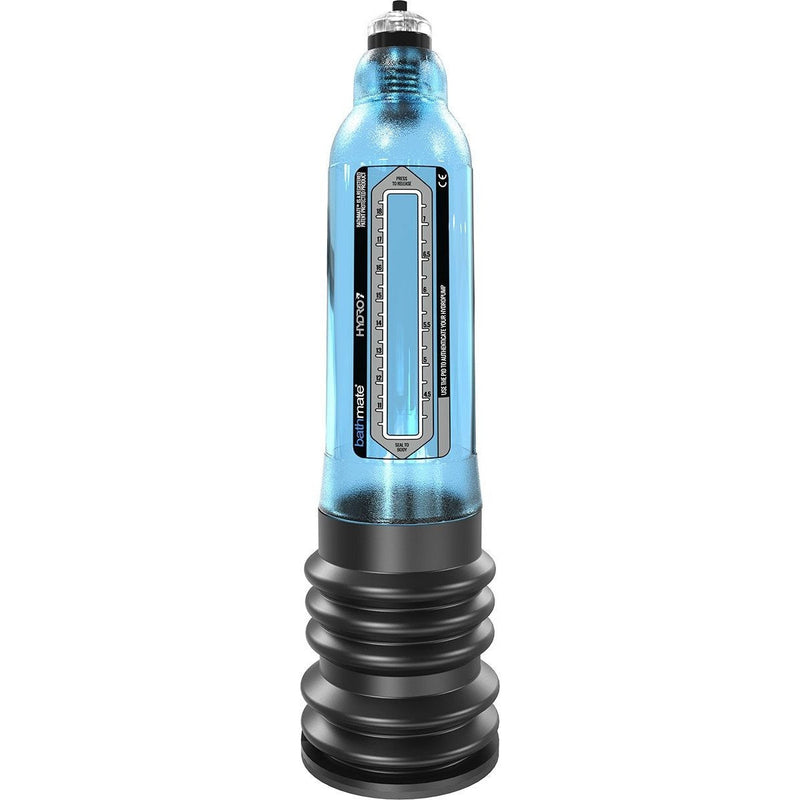 Bathmate Hydro7 Penis Pump, Blue, Product Image, Front