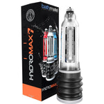 Bathmate HydroMax7 Penis Pump, Clear, Product Box