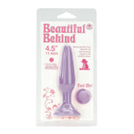 Beautiful Behind 4.5-Inch Butt Plug, Purple, Product Package