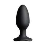 Black Lovense Hush 2 Vibrating Butt Plug, 2.25" Length, Product Image, Front View