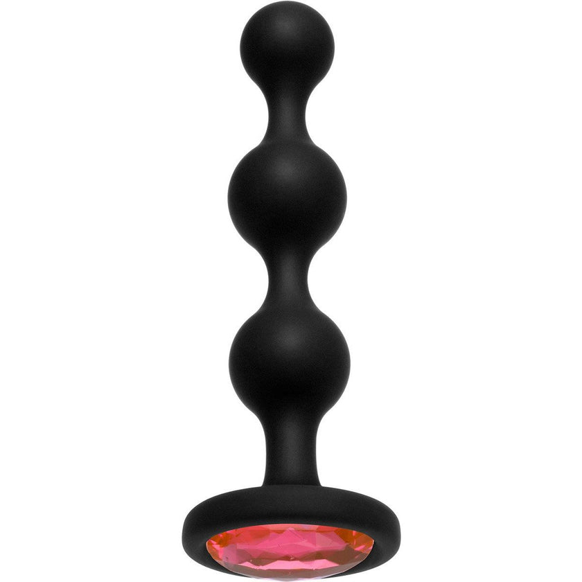 Booty Bling Jewelled Silicone Anal Beads