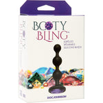 Booty Bling Jewelled Silicone Anal Beads, Purple Jewel, Product Box