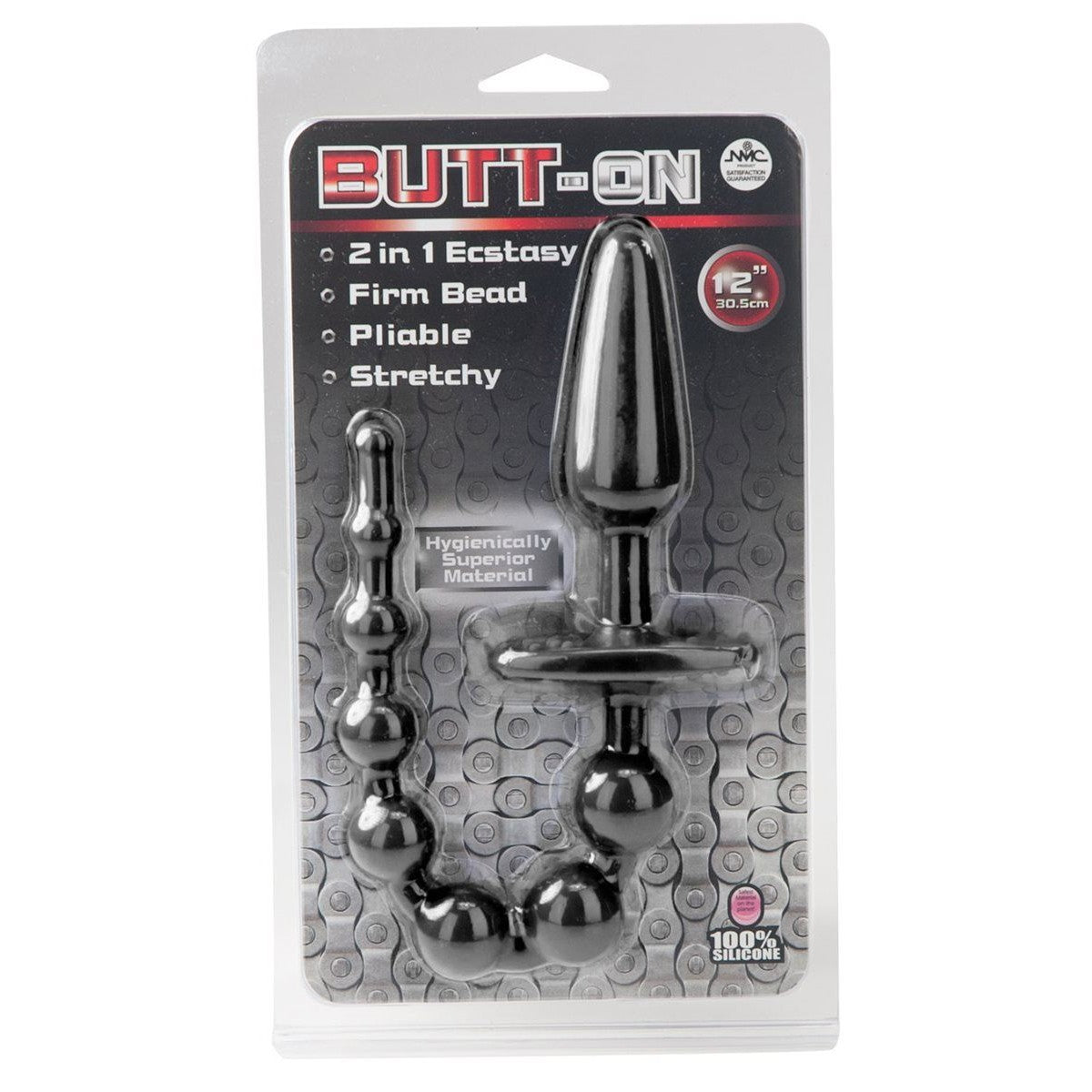 Butt-On 2-in-1 Butt Plug & Booty Beads