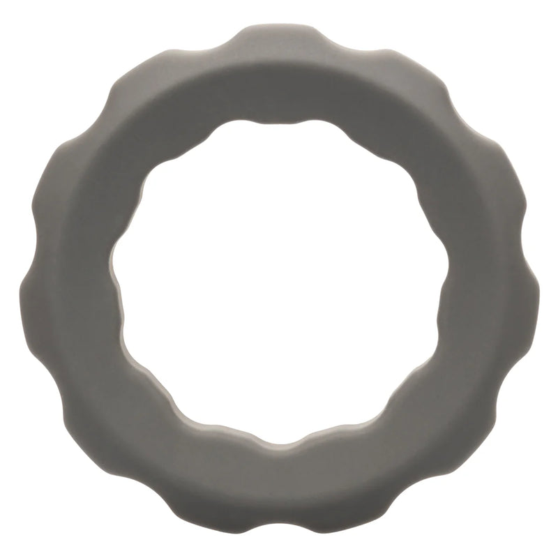 CalExotics Alpha Liquid Silicone Erect Ring, Product Image, Front View