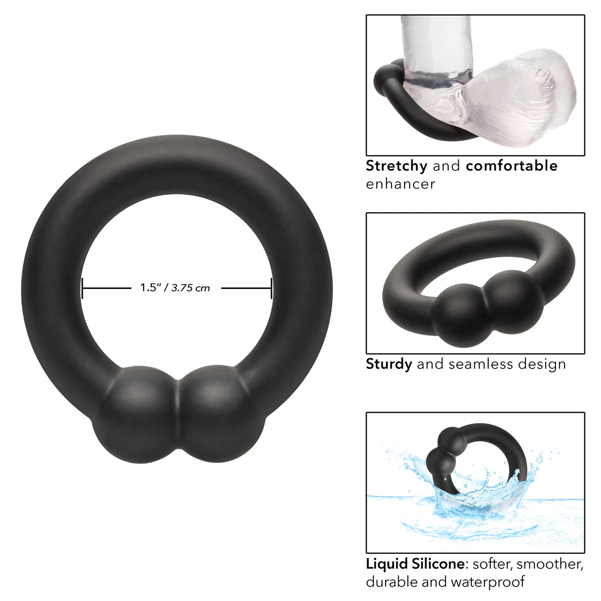 CalExotics Alpha Liquid Silicone Muscle Ring